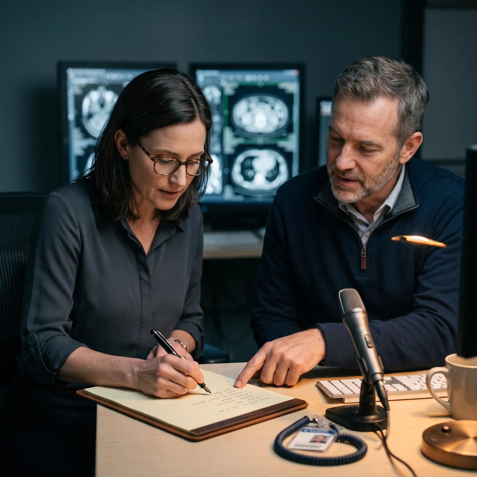 Radiologist planning a personal education plan